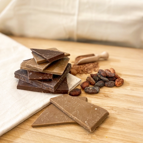 Veganská mléčná čokoláda