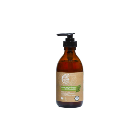 Sprchový gel ve skleněm dávkovači vavřín (230 ml)
