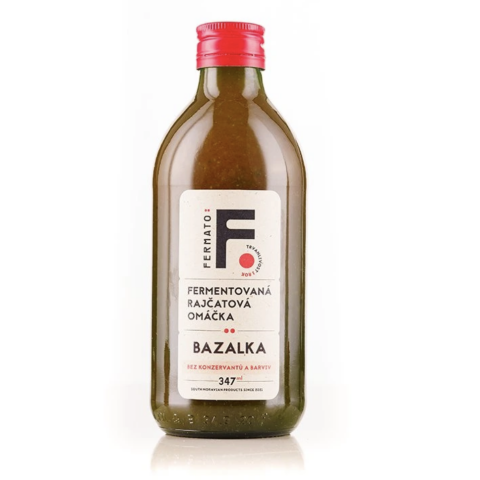 Fermentovaná rajčatová zálivka - Bazalka 347ml