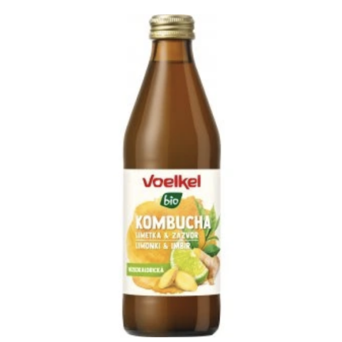 kombucha limetka a zázvor