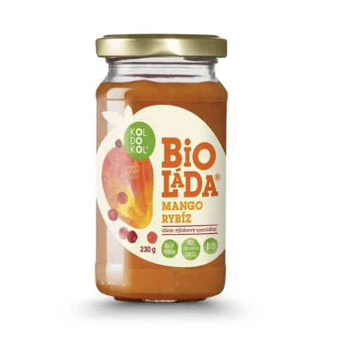 Bioláda mango a rybíz 230g bio
