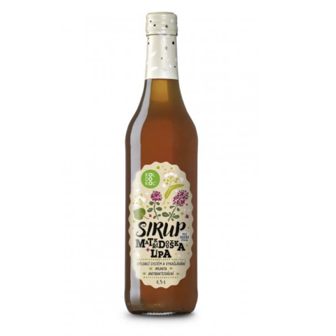 Mateřídouška a lípa sirup 500 ml